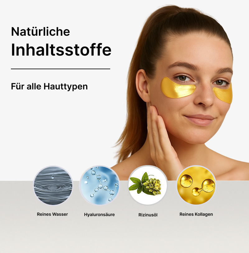 BIO COLLAGEN EYE PATCHES | FÜR EINE SICHTBAR FRISCHE HAUT UNTER DEN AUGEN | 1+1 GRATIS