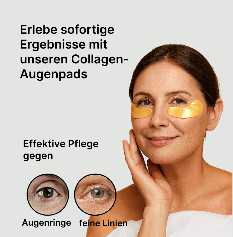 BIO COLLAGEN EYE PATCHES | FÜR EINE SICHTBAR FRISCHE HAUT UNTER DEN AUGEN | 1+1 GRATIS
