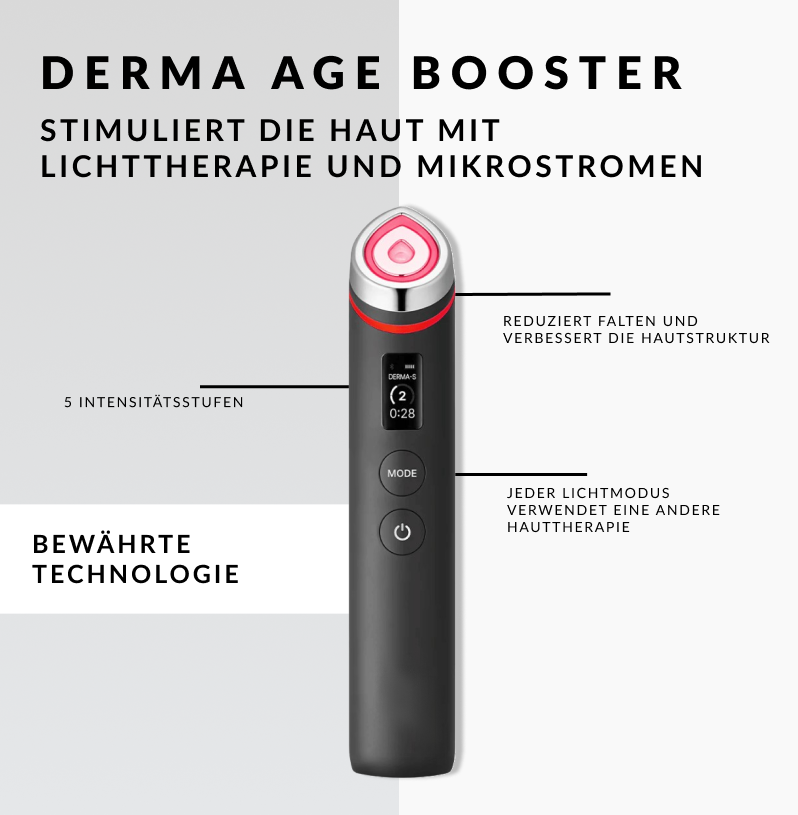 DERMA AGEBOOSTER | VERJÜNGEN SIE IHRE HAUT MIT DEM AGE BOOSTER