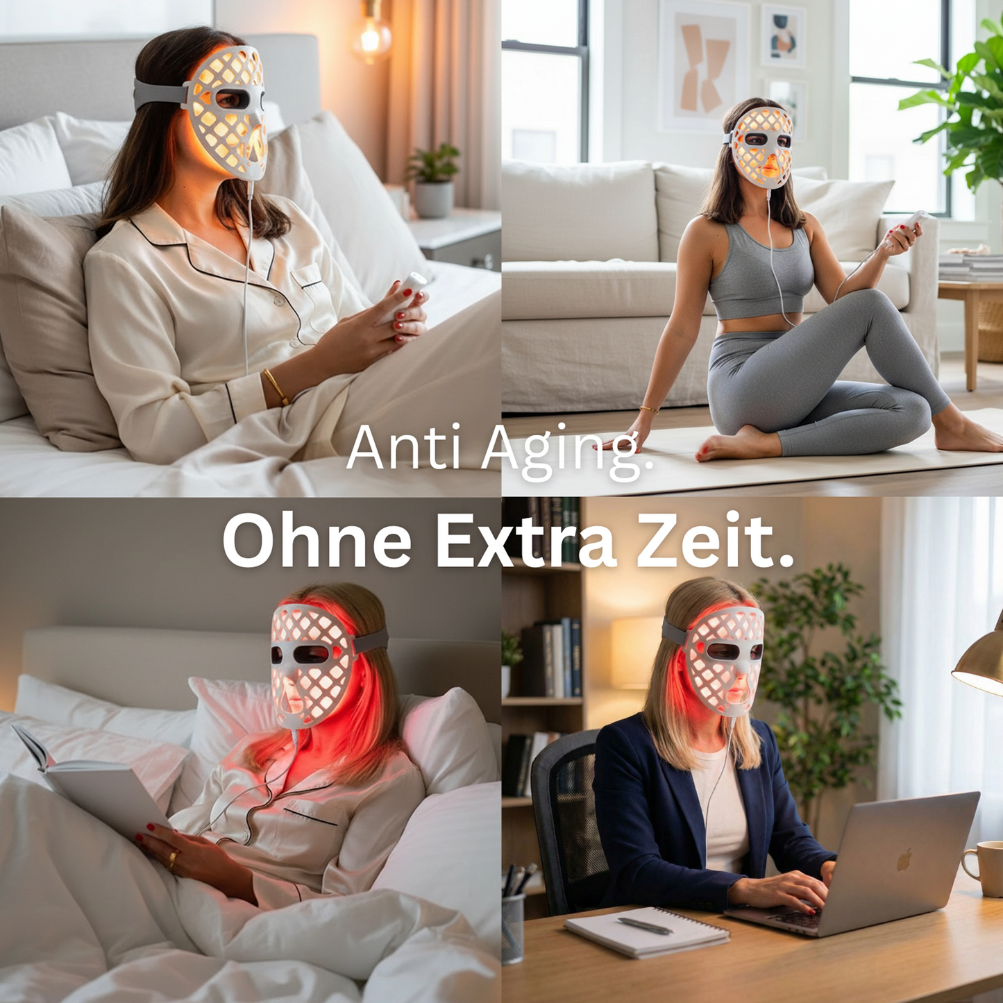 VINVI ACTIVESKIN LED MASK | SICHTBAR STRAFFERE & STRAHLENDE HAUT